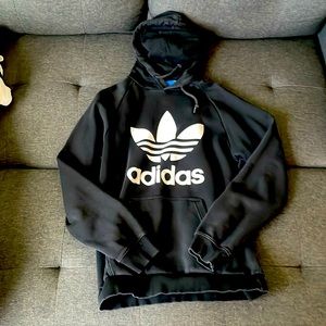 black adidas casual hoodie